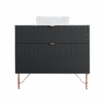 Ormarić sa okruglim umivaonikom Pino Art 90 Line Compact Antracit 1101ANT