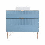 Ormarić sa okruglim umivaonikom Pino Art 90 Line Compact Plavi 1101PLA