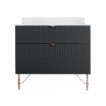 Ormarić sa pravougaonim umivaonikom Pino Art 90 Line Compact Antracit 1054ANT