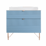 Ormarić sa pravougaonim umivaonikom Pino Art 90 Line Compact Plavi 1054PLA