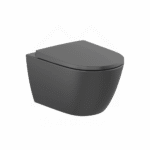 Roca Ona konzolna wc šolja rimfree crna A346687080