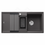 Blanco sudopera Adira 6 S stena siva sa podizačem čepa + pribor 527603