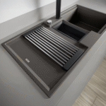 Blanco sudopera Adira 6 S vulkan siva sa podizačem čepa + pribor