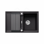 Blanco sudopera Adria 45 S crna sa sa podizačem čepa + pribor 527585