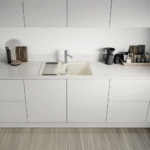 Blanco sudopera Adria 45 S nežno bela sa podizačem čepa + pribor 527590