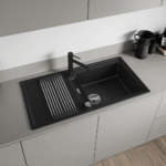 Blanco sudopera Adria XL 6 S crna sa podizačem čepa + pribor 527617