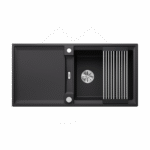 Blanco sudopera Adria XL 6 S crna sa podizačem čepa + pribor 527617