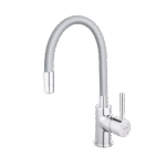 Ferro Zumba slavina za sudoperu ili lavabo sa sivim fleksibilnim izlivom BZA4S