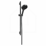 Hansgrohe Rainfinity 130 3JET 65cm klizna šipka crna/hrom set 28745340