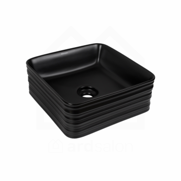 Hidrosan umivaonik umetnički 38x38 Crna Mat KW-1531A