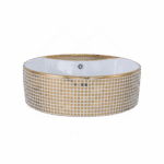 Hidrosan umivaonik umetnički 46x46 Gold White WK-GD138