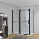 Kolpa San tuš kabina Virgo UNI TK pravougaona crni profil