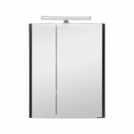 Ogledalo sa ormarićem 65 Pino Art Toledo Art crni 1171