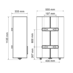 Electrolux EWH 100 AZR EEC tehnicki crtez