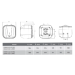 Electrolux EWH Q U EEC tehnicki crtez