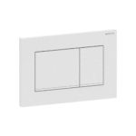 Geberit Sigma20 Square tipka za dvokoličinsku tehniku ispiranja bela mat/bela mat easy-to-clean 115.883.01.1