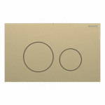 Geberit Sigma40 Round Tipka za dvokolicinsku tehniku ispiranja bruseni mesing easy to clean 115.628.QF .1
