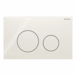 Geberit Sigma40 Round Tipka za dvokolicinsku tehniku ispiranja pescanosiva staklo 115.628.JL .1