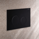 Geberit Sigma40 Round tipka za dvokoličinsku tehniku ispiranja crna mat