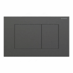 Geberit Sigma40 Square Tipka za dvokolicinsku tehniku ispiranja bruseni crni hrom easy to clean 115.629.QD .1