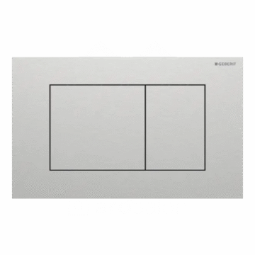 Geberit Sigma40 Square tipka za dvokoličinsku tehniku ispiranja brušeni inox easy-to-clean 115.629.FW.1
