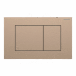 Geberit Sigma40 Square Tipka za dvokolicinsku tehniku ispiranja bruseno roze zlato easy to clean 115.629.QB .1