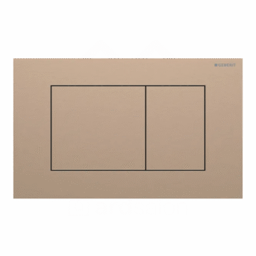 Geberit Sigma40 Square tipka za dvokoličinsku tehniku ispiranja brušeno roze zlato easy-to-clean 115.629.QB.1
