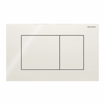 Geberit Sigma40 Square tipka za dvokoličinsku tehniku ispiranja peščanosiva - staklo 115.629.JL.1
