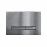 Geberit Sigma50 Square tipka za dvokoličinsku tehniku ispiranja inox četkani/hrom sjaj 115.788.GH.2