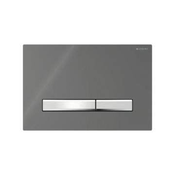 Geberit Sigma50 Square za dvokoličinsko ispiranje lava/hrom sjaj - staklo 115.788.JK.2