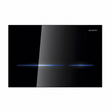 Geberit Sigma80 Tipka za aktiviranje crna - mrežno napajanje