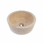 Minotti Odelisse Rough nadgradni lavabo Ø400 mermerni SCW18 ROUGH