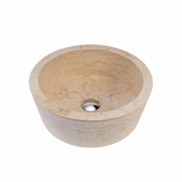 Minotti Odelisse Rough nadgradni lavabo Ø400 mermerni SCW18 ROUGH