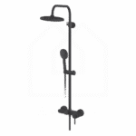 Rosan Dark baterija za kadu sa usponskim tušem i izlivom JD37353