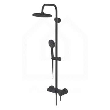 Rosan Dark baterija za kadu sa usponskim tušem i izlivom JD37353