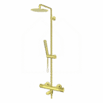 Rosan Thermo S2 Gold baterija sa usponskim tušem i izlivom 2T37351G