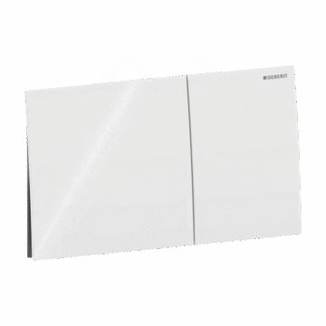 Geberit Sigma70 tipka za dvokoličinsku tehniku ispiranja belo - staklo 115.622.SI.1