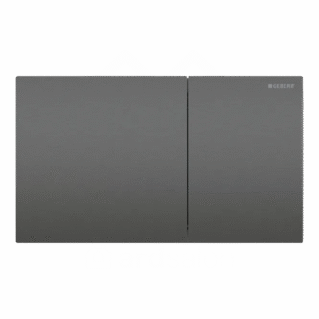 Geberit Sigma70 Tipka za dvokoličinsku tehniku ispiranja brušeni crni hrom četkani easy-to-clean 115.622.QD.1