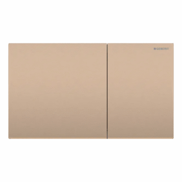 Geberit Sigma70 Tipka za dvokoličinsku tehniku ispiranja brušeno roze zlato četkano easy-to-clean 115.622.QB.1