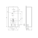 Vaillant electronicVED INT tehnicki crtez