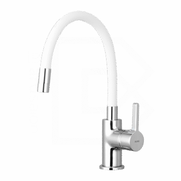 Kerasan baterija za sudoperu, sa belim izlivom LAVA/BLA400W
