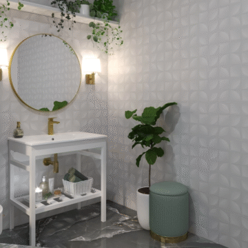 Pamesa Sirte Snow Mate 30x90 rett