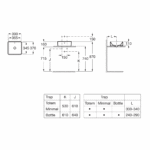 Roca Gap nadgradni lavabo Beli 39x37 A3270ML000