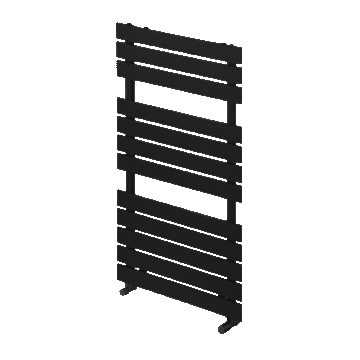 Susač peškira Radeco - Bari 4 [dekorativni, crni] 550x1250 34-047