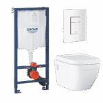 Grohe Euro Ceramic WC šolja bela, vodokotlić Grohe beli taster