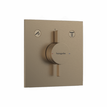 Hansgrohe DuoTurn E ugradna maska sa dva izlaza bronza