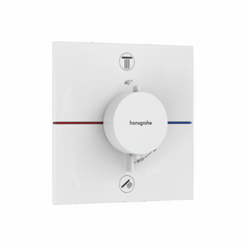Hansgrohe ShowerSelect Comfort E mešač termostatski za skrivenu ugradnju 2 funkcije beli mat