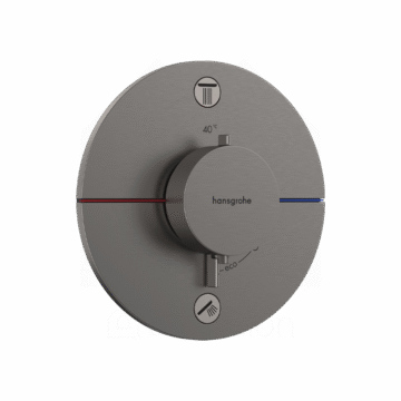 Hansgrohe ShowerSelect Comfort E mešač termostatski za skrivenu ugradnju 2 funkcije crni hrom