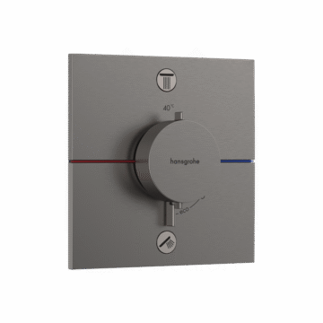Hansgrohe ShowerSelect Comfort E mešač termostatski za skrivenu ugradnju 2 funkcije crni hrom 15572340