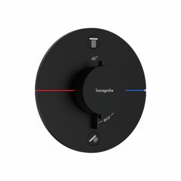 Hansgrohe ShowerSelect Comfort E mešač termostatski za skrivenu ugradnju 2 funkcije mat crna